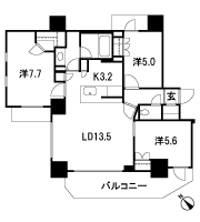 Floor: 3LDK + WIC, the occupied area: 73.41 sq m, Price: 58,800,000 yen, now on sale