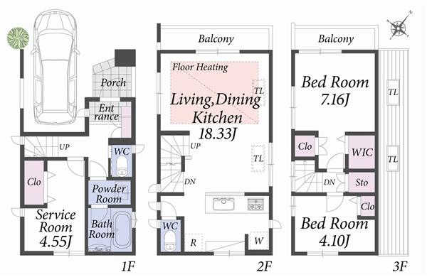 Floor plan. Floor plan 2-B Building