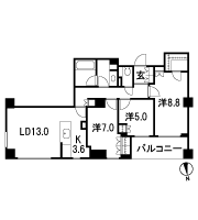 Floor: 3LDK + WIC, the occupied area: 86.86 sq m, Price: 88,800,000 yen, now on sale