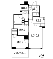 Floor: 2LDK + N + WIC, the occupied area: 58.39 sq m, Price: 59,900,000 yen, now on sale