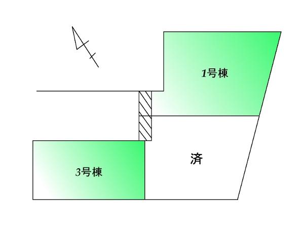 Compartment figure. 47,900,000 yen, 3LDK, Land area 40.96 sq m , Building area 73.46 sq m