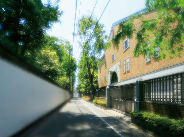 Surrounding environment. Local neighborhood streets (about 120m from local) ※ And performing CG synthesis was taken, In fact a slightly different.