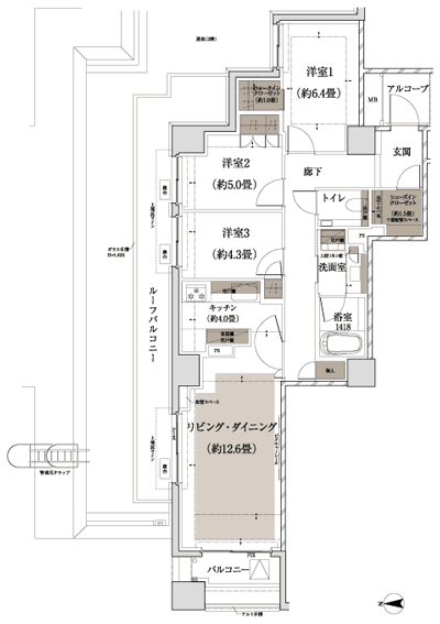 Floor: 3LDK + WIC + SIC, the occupied area: 80.66 sq m, Price: 86,800,000 yen, now on sale