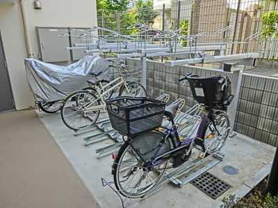 Other common areas. bicycle parking space