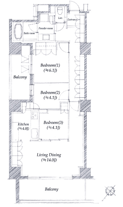 Floor: 3LDK, occupied area: 81.81 sq m, Price: TBD