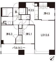 Floor: 3LDK + SIC + WIC, the occupied area: 76.22 sq m, Price: TBD