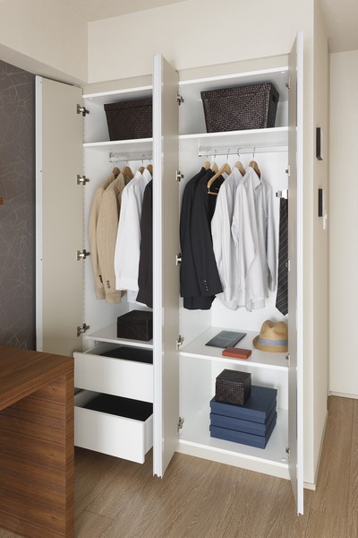 Such as clothing can be plenty of storage "closet"