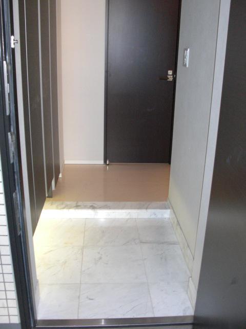 Entrance. With lighting at the feet, It is very bright.