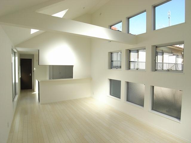 Building plan example (introspection photo). Interior living example of construction