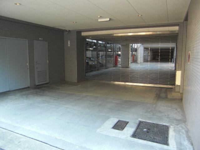 Parking lot. Common areas