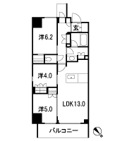 Floor: 3LDK + WIC, the occupied area: 64.21 sq m, Price: TBD