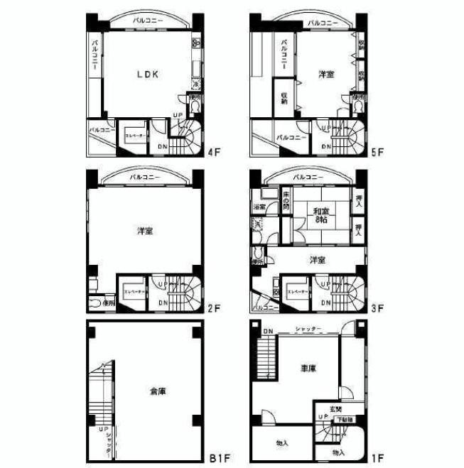 Floor plan. 115 million yen, 4LDK, Land area 74.77 sq m , Building area 286.09 sq m