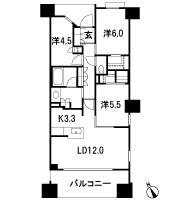 Floor: 3LDK + 2WIC, occupied area: 71.39 sq m