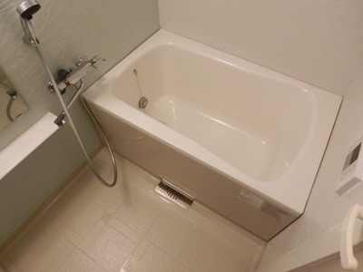 Bath. Bathroom with reheating