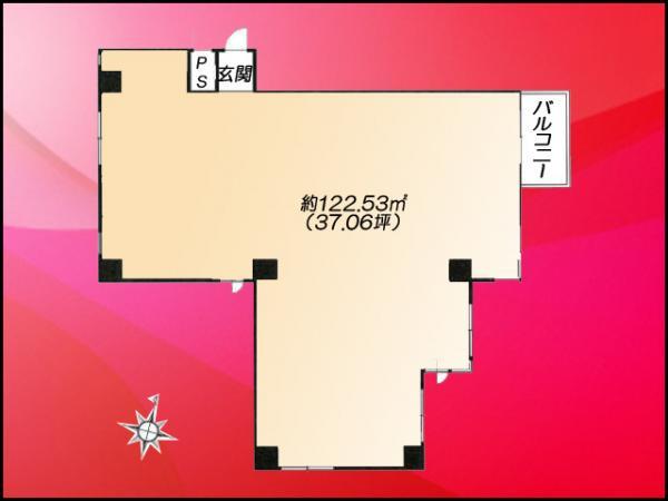 Floor plan. Price 59,800,000 yen, Footprint 122.53 sq m floor plan