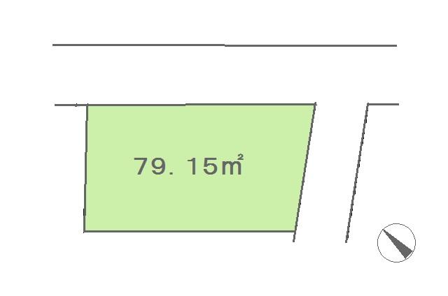 Compartment figure. Land price 63,800,000 yen, It is a land area 79.15 sq m compartment view