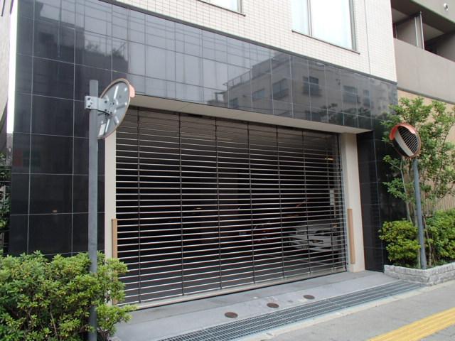 Parking lot. Shutter parking