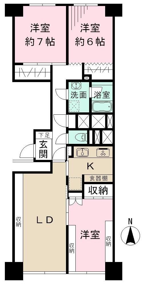 Floor plan. 3LDK, Price 29,800,000 yen, Occupied area 80.91 sq m