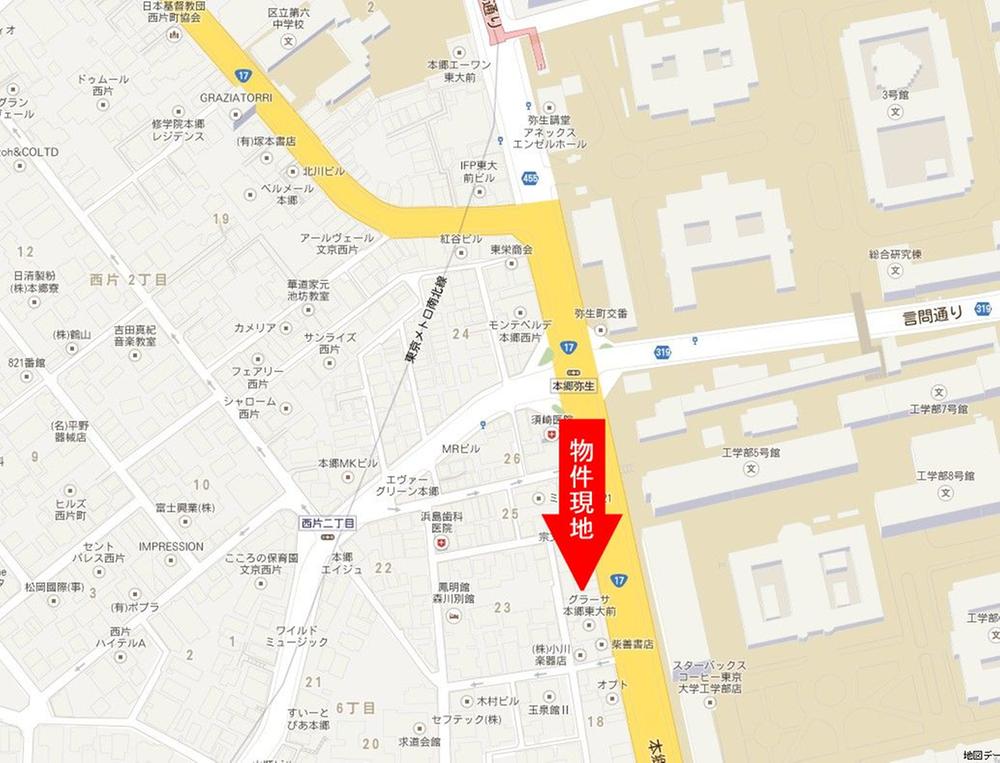 Local guide map. ● detailed map