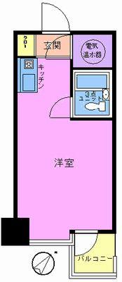 Floor plan. Price 10.9 million yen, Occupied area 18.56 sq m , Balcony area 1.83 sq m