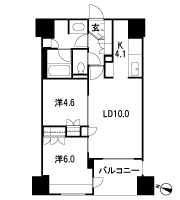 Floor: 2LDK, the area occupied: 55.4 sq m, Price: TBD