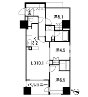 Floor: 3LDK + WIC, the occupied area: 69.55 sq m, Price: TBD