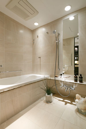 Bathing-wash room.  [bathroom] It will produce in stylish daily relaxation time.
