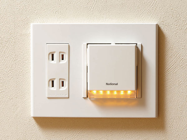 Other.  [Security lighting] It has established the security lighting of the built-in wall embedded a battery in the dwelling unit. Automatic lights and in the event of a power failure, It can also be used as a flashlight at night escape removal.