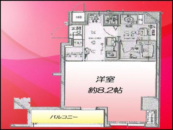 Floor plan. 1K, Price 22 million yen, Occupied area 29.85 sq m