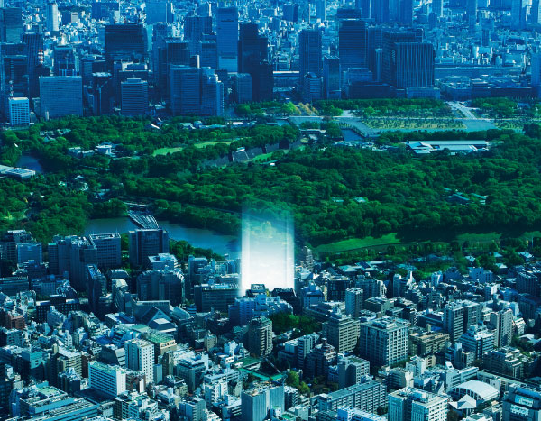 Surrounding environment. Helicopter shot ※ Which was subjected to a CG processing to those that were taken in November 2012, In fact a slightly different.