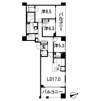 Floor: 3LDK + 2WIC + SIC, the occupied area: 101.57 sq m, Price: TBD