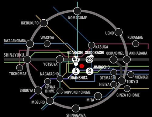 route map. 4 nimble footwork of station 8 routes. Business, of course, Convenience of private even us meet to activate, It has become a major attraction hard to place in anything. (Access view) ※ 1