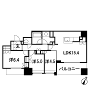 Floor: 3LDK, occupied area: 70.38 sq m, Price: 56,300,000 yen, now on sale