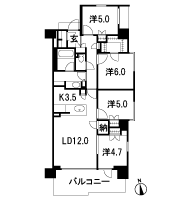 Floor: 4LDK + WIC + SIC + N, the occupied area: 84.55 sq m, Price: TBD