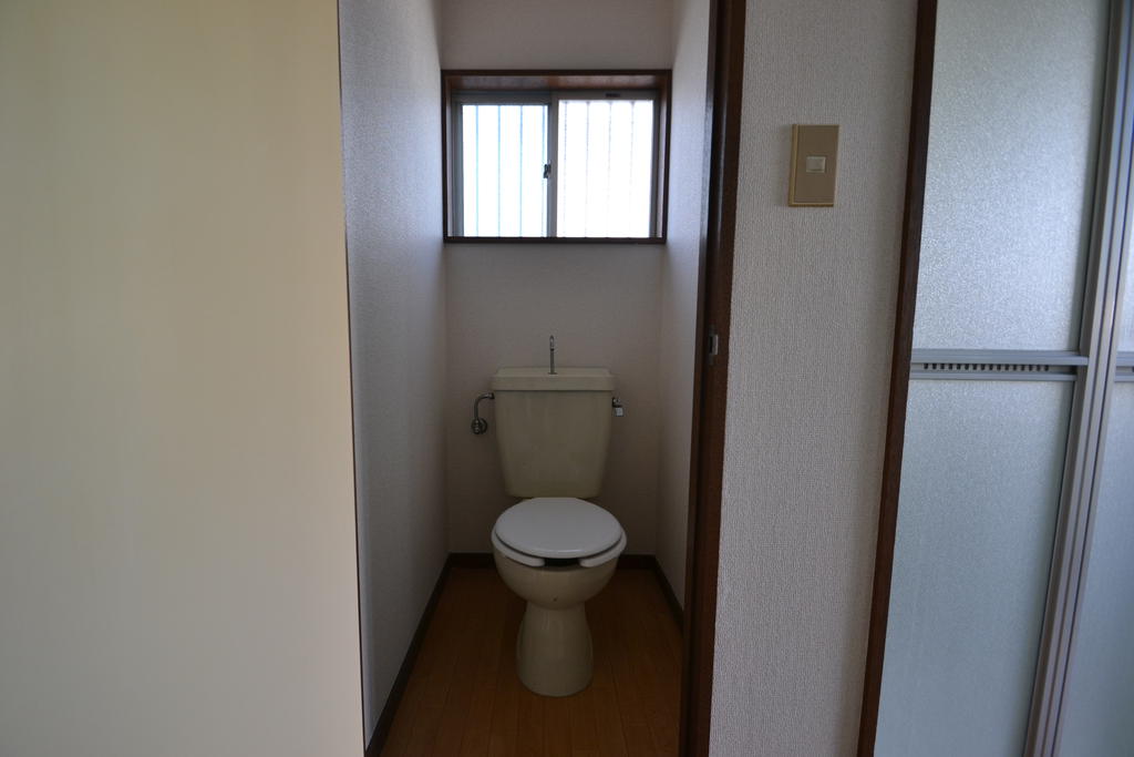 Toilet. It is with a window.