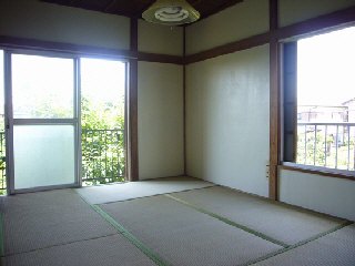 Living and room. Bright rooms in the two-sided lighting. 