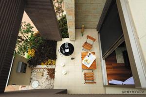 Other. Sophisticated urban outdoor space leads to a relaxation