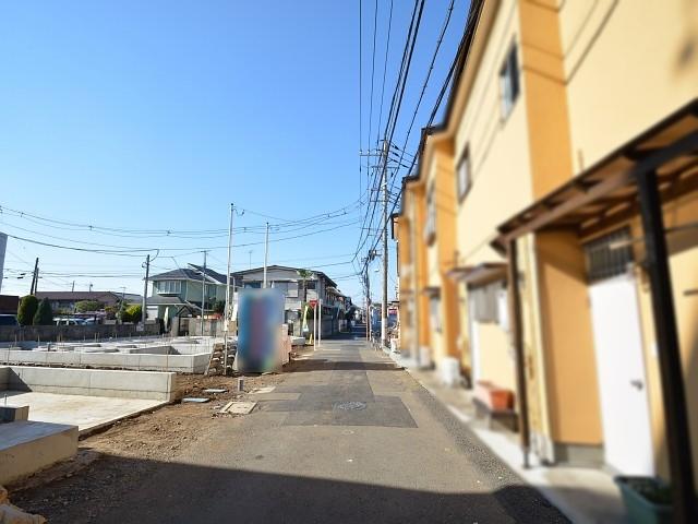 Local photos, including front road. Field landscape ・ Contact Road (2013 / 12 / 5 shooting)
