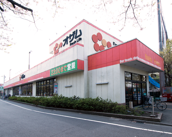 Surrounding environment. Super Ozamu Chofu Tamagawa store (about 1200m ・ A 15-minute walk)