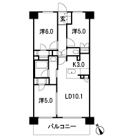 Floor: 3LDK + 2WIC, occupied area: 62.93 sq m, Price: 36,180,000 yen, now on sale
