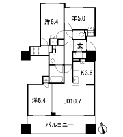 Floor: 3LDK + WIC + SIC, the occupied area: 71.04 sq m, Price: TBD