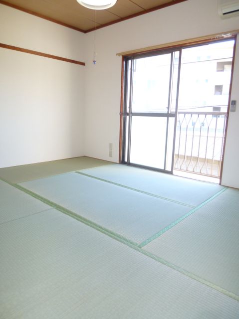 Living and room. Beautiful Japanese-style room in the new tatami. 