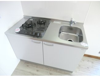 Kitchen. Perfect for cooking! 2-neck Gasukitchin ☆ 