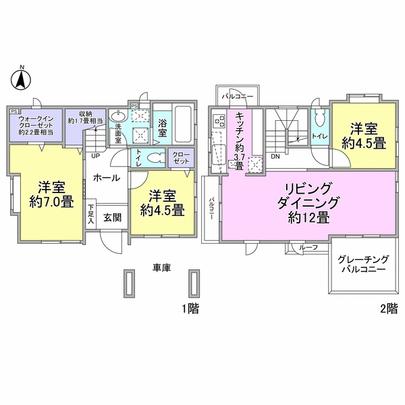 Floor plan.  ■ 3LD ・ It is a K type!