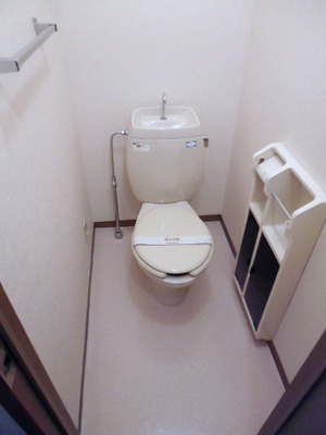 Toilet. It is a photograph of the toilet