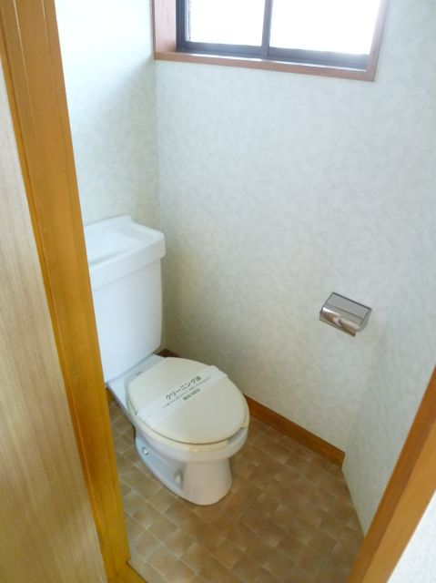 Toilet. Toilet with a small window