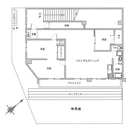 Floor plan. 3LDK, Price 22,900,000 yen, Occupied area 78.71 sq m