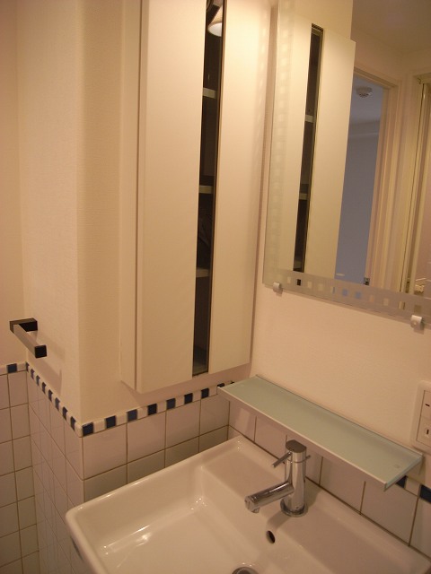 Washroom. The same type wash basin Separate room