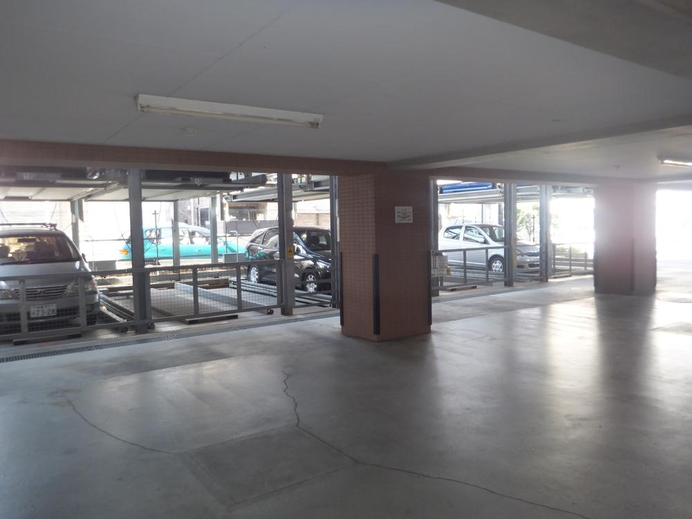 Parking lot. Common areas