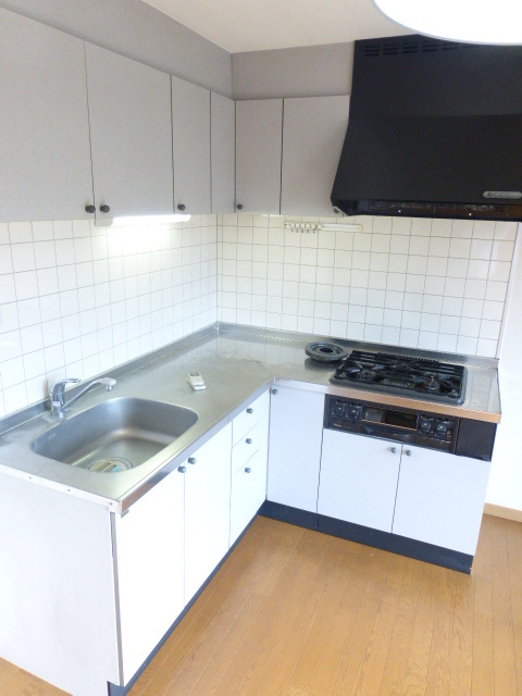 Kitchen. L is shaped system kitchen